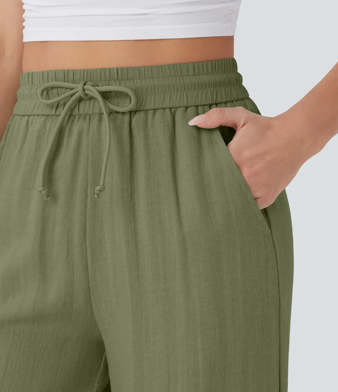 Elena | Comfortable women's linen trousers for warm days