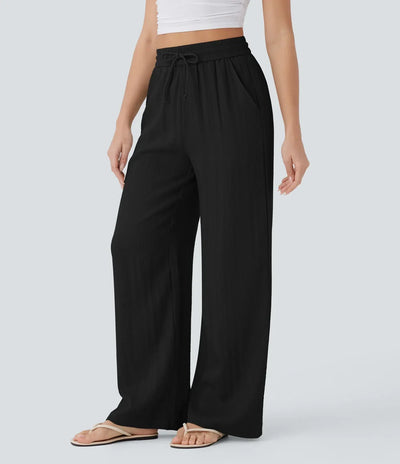 Elena | Comfortable women's linen trousers for warm days