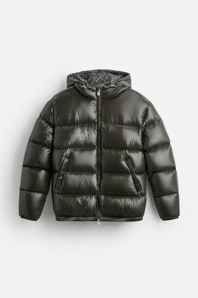 Puffer jacket with 100% genuine down feathers