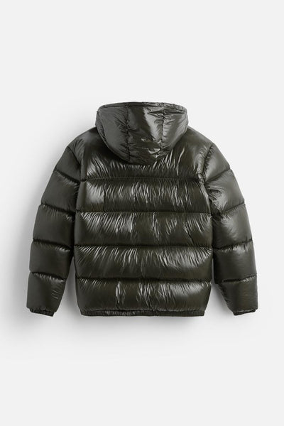 Puffer jacket with 100% genuine down feathers