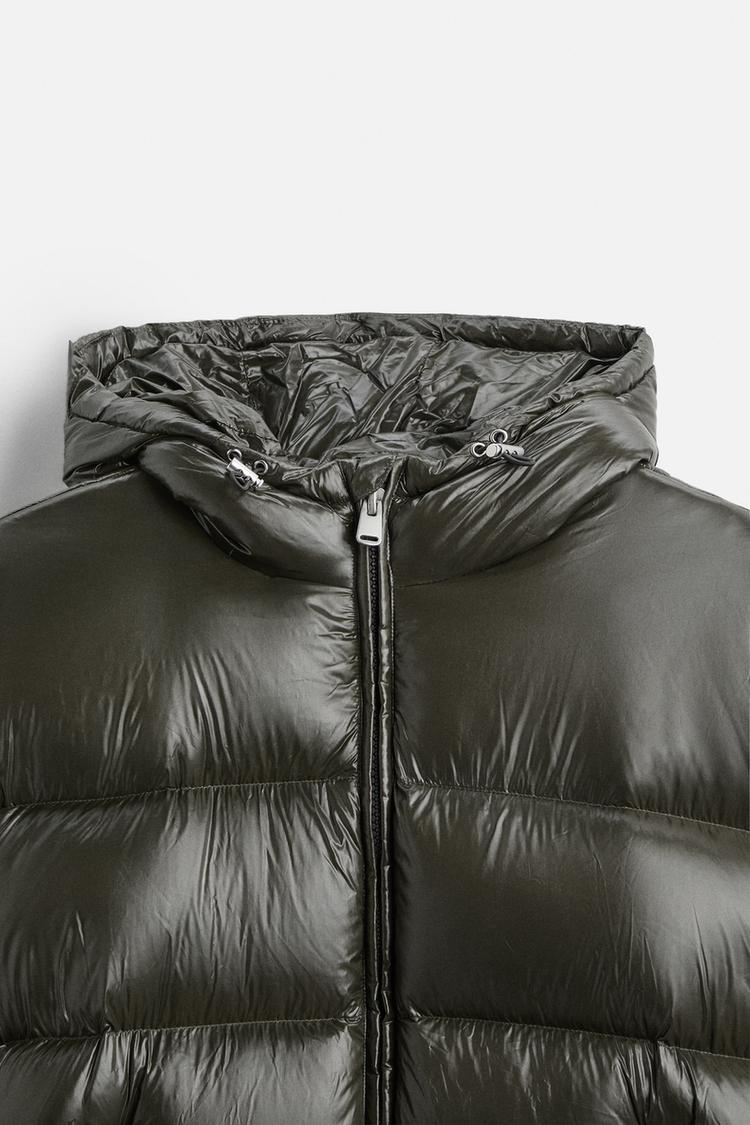 Puffer jacket with 100% genuine down feathers