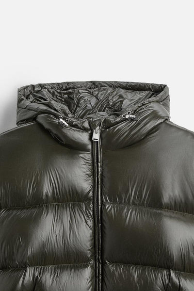 Puffer jacket with 100% genuine down feathers
