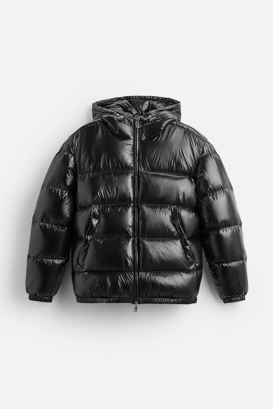 Puffer jacket with 100% genuine down feathers