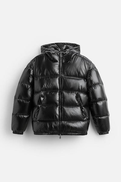 Puffer jacket with 100% genuine down feathers