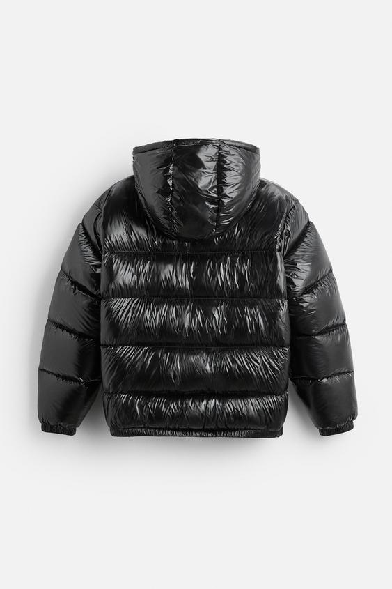 Puffer jacket with 100% genuine down feathers