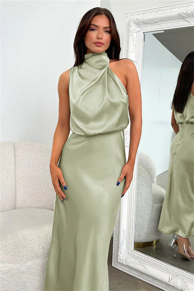 Verona | Long satin dress