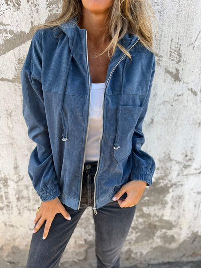 Ariellee | Hooded jacket with zip fastening