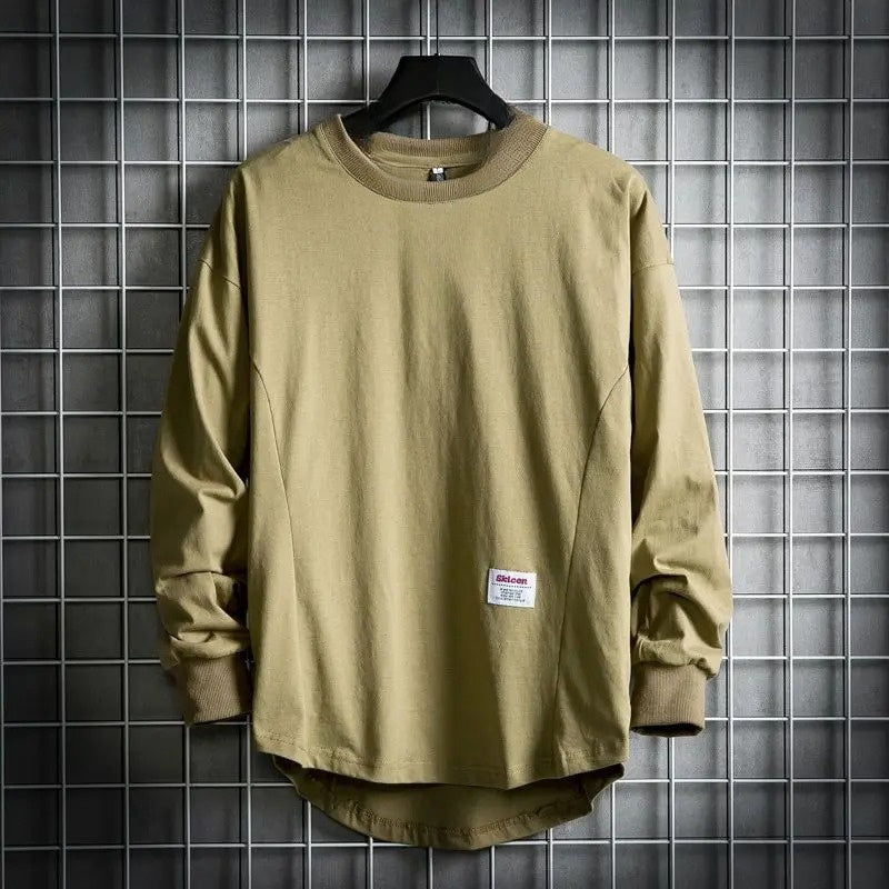 Jakob jumper with dropped hem