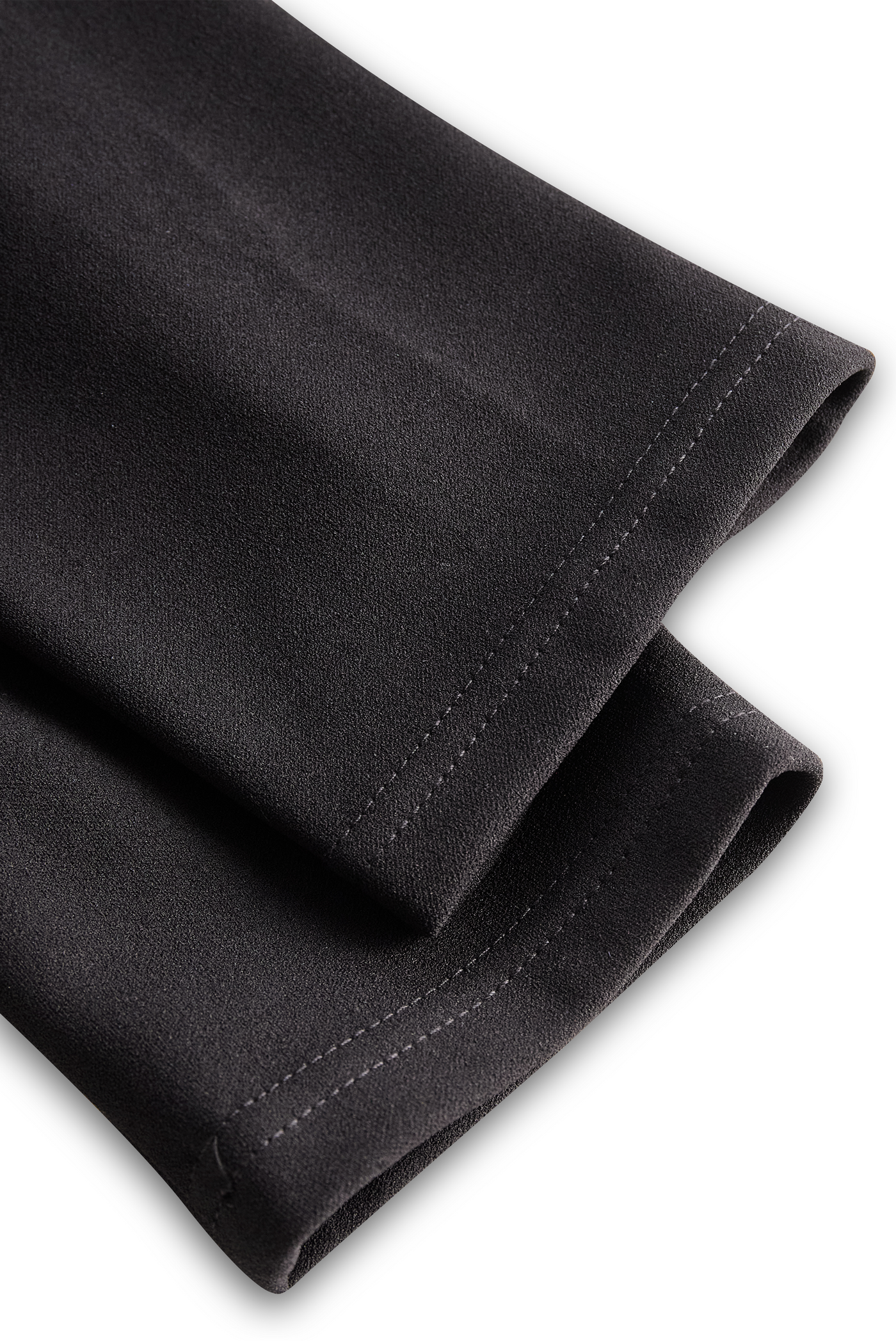 Elena | Modern black dress for women with stand-up collar