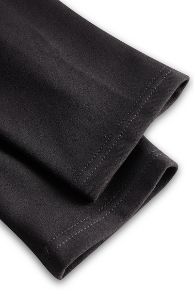 Elena | Modern black dress for women with stand-up collar