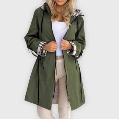 Elena | Waterproof and windproof zip-up coat for women