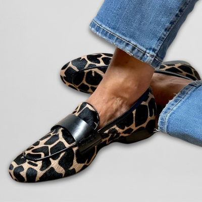 Rebel | Animal print loafers