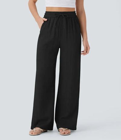 Elena | Comfortable women's linen trousers for warm days