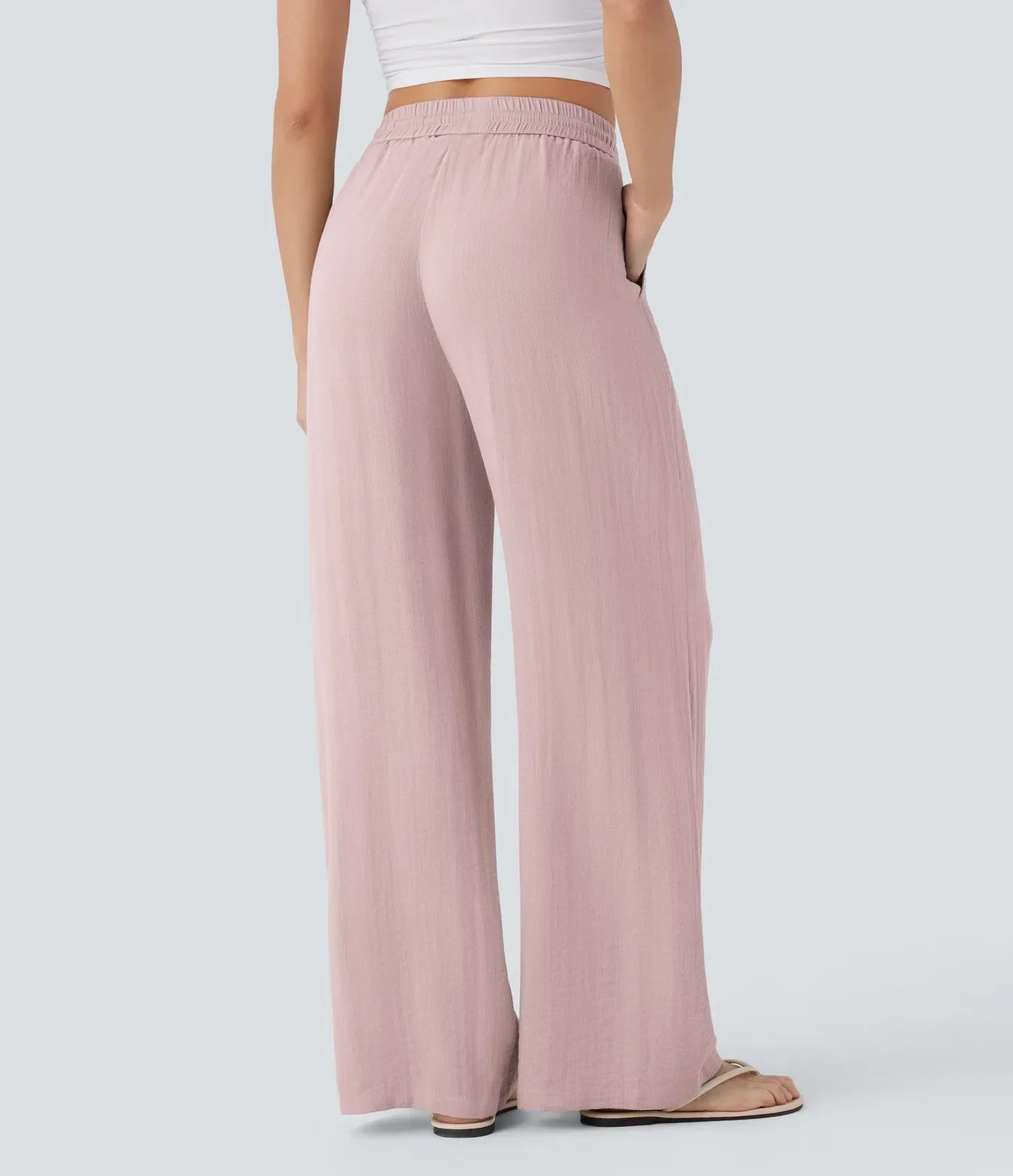 Elena | Comfortable women's linen trousers for warm days