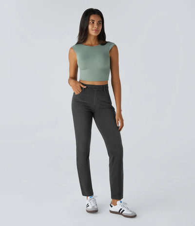 Sophie | Comfortable women's trousers with a high waistband