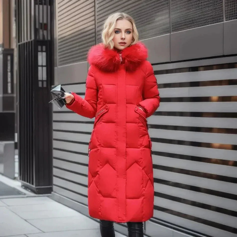 Lorenzo | Italian coat with faux fur collar