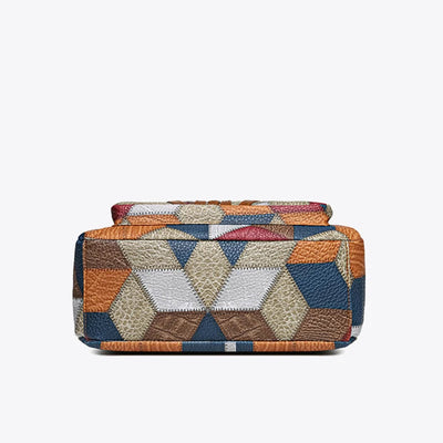 Marina | Patchwork bag made from vegan leather