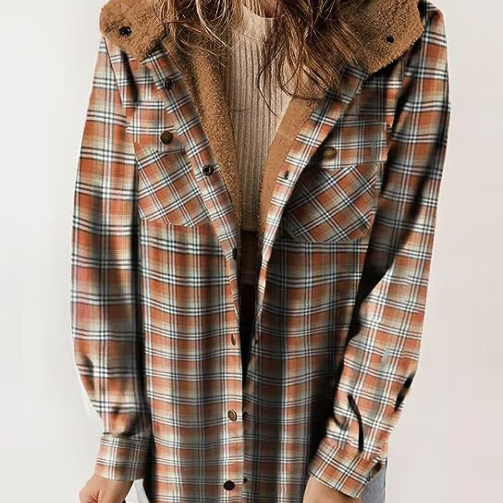 Sofia | Casual women's jacket with trendy checked design