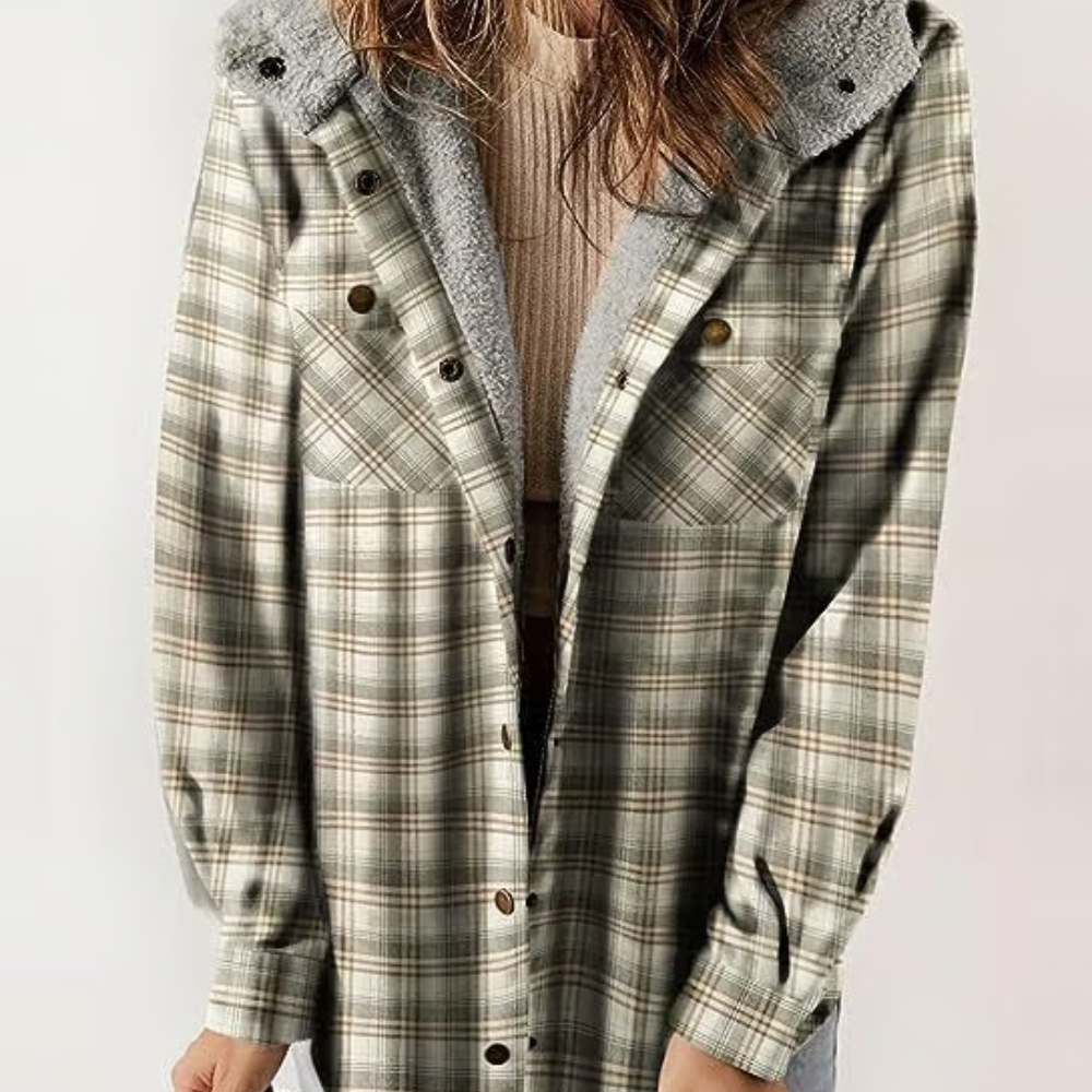 Sofia | Casual women's jacket with trendy checked design