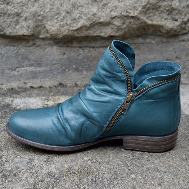 Anton | High-quality leather boots with zip fastening