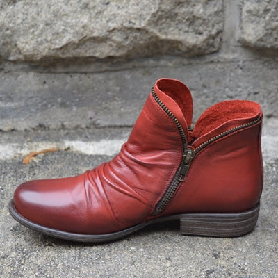 Anton | High-quality leather boots with zip fastening