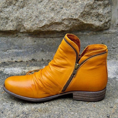Anton | High-quality leather boots with zip fastening