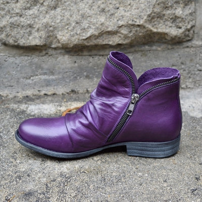 Anton | High-quality leather boots with zip fastening
