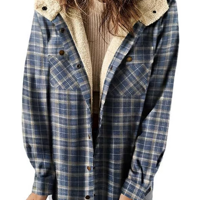 Sofia | Casual women's jacket with trendy checked design
