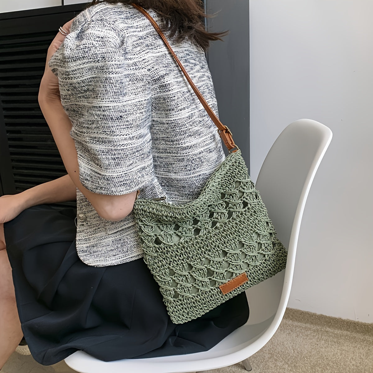 Nora | Crocheted shoulder bag – stylish and practical