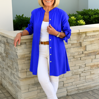 Margaret | Elegant blouse with bow sleeves