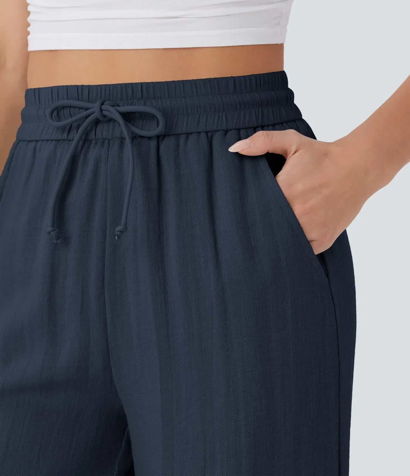 Elena | Comfortable women's linen trousers for warm days