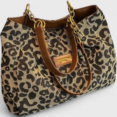 Isabelle | Large bag with elegant leopard print