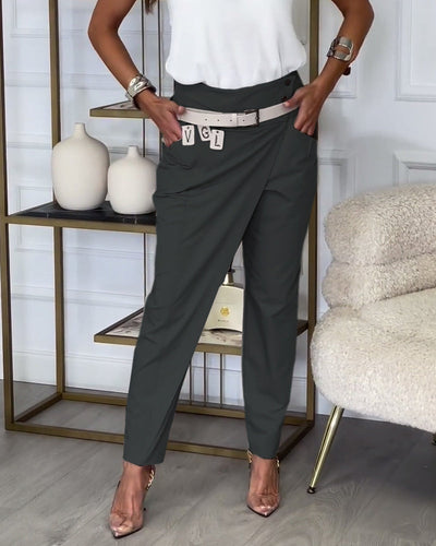 Mila | Stylish trousers with belt