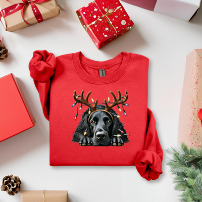 Christmas | Dog jumper with reindeer motif