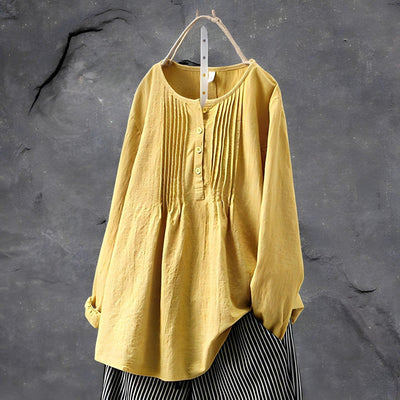 Eline | Elegant pleated blouse