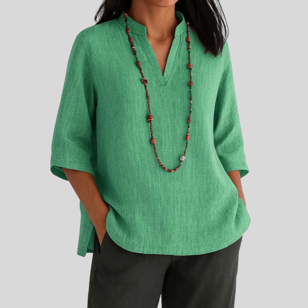 Bernice | Comfortable blouse with V-neck
