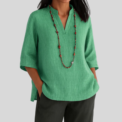 Bernice | Comfortable blouse with V-neck