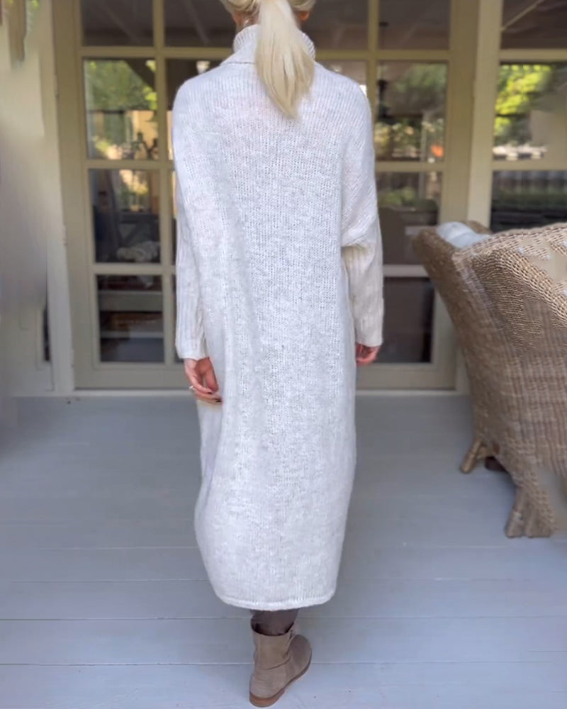 Hannah | Cosy jumper with stand-up collar and sleeves