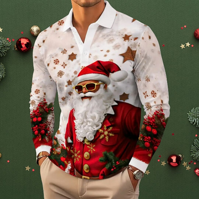 Father Christmas | Shirt with festive Christmas motif