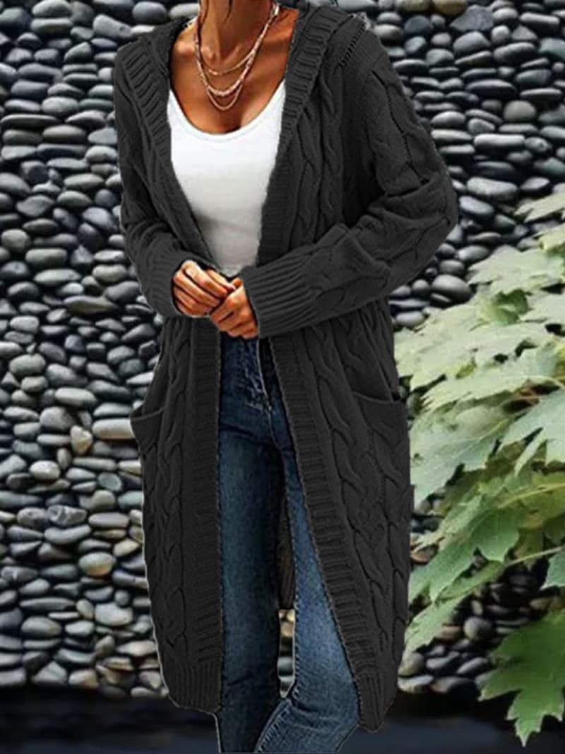 Isa | Lightweight cardigan with patch pockets