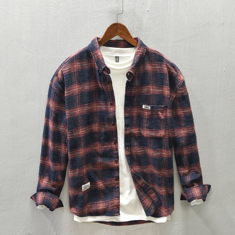 Michael | Stylish men's shirt with checked pattern