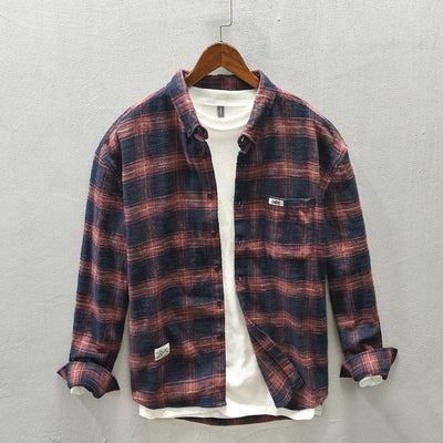 Michael | Stylish men's shirt with checked pattern