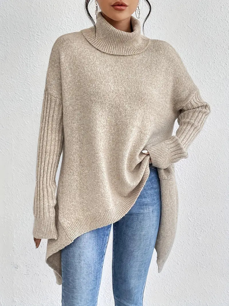 Clara | Warm women's turtleneck jumper with a comfortable fit