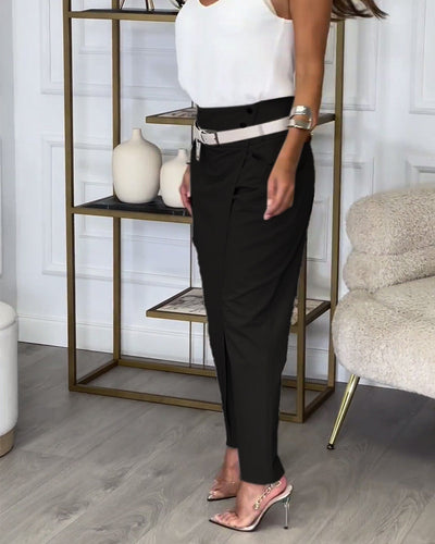 Mila | Stylish trousers with belt