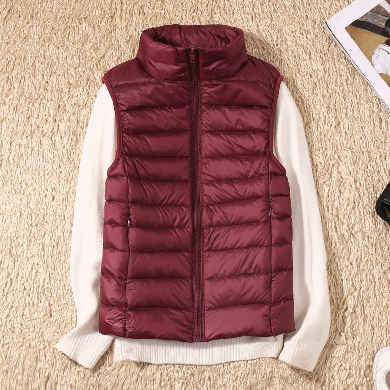 Nina | Fashionable women's body warmer with pleated detail