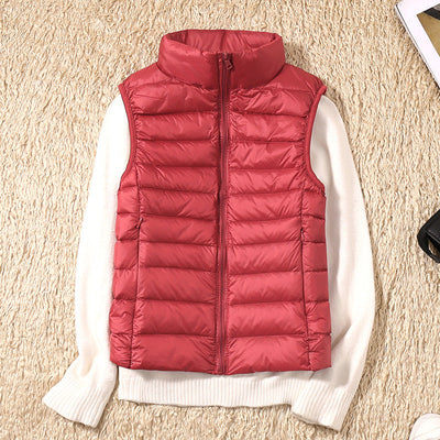 Nina | Fashionable women's body warmer with pleated detail