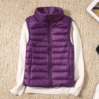 Nina | Fashionable women's body warmer with pleated detail