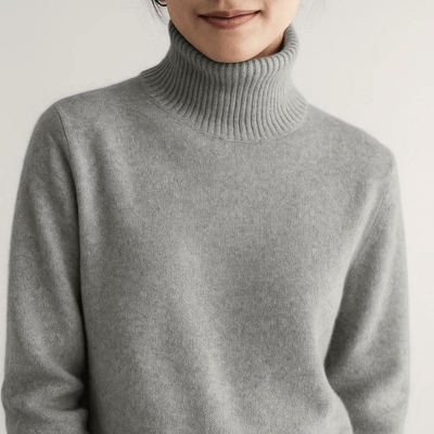 Tilda | Cosy fine knit jumper with roll neck style