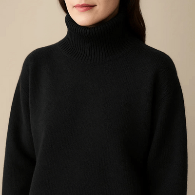 Tilda | Cosy fine knit jumper with roll neck style