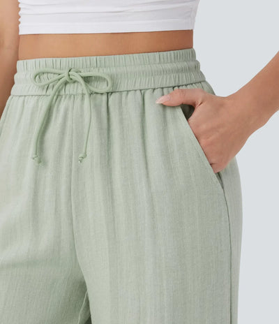 Elena | Comfortable women's linen trousers for warm days